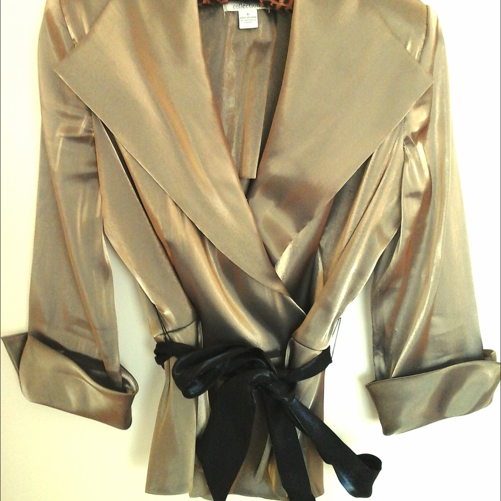 Gold Evening Blouse